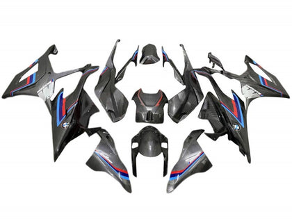 2019-2022 BMW S1000RR Black Blue Red Carbon Fiber Fairing Kit