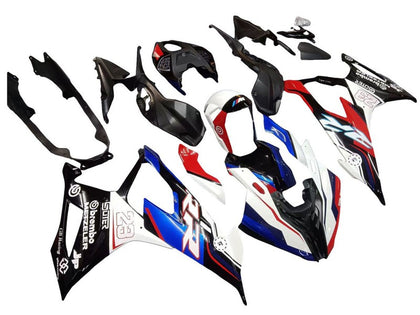 2019-2022 BMW S1000RR Blue Red White 23 Fairing Kit