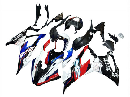 2019-2022 BMW S1000RR Blue Red White 23 Fairing Kit