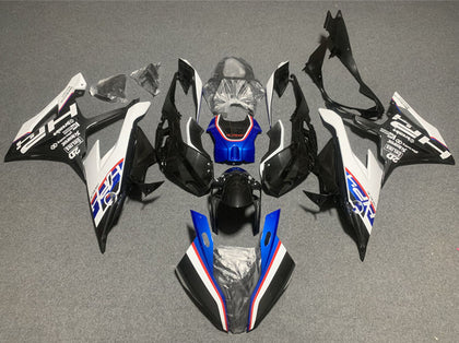 2019-2022 BMW S1000RR White Black Blue Fairing Kit