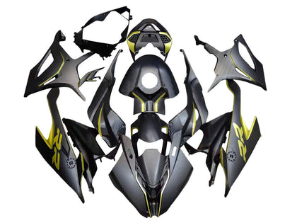 2019-2022 BMW S1000RR Black Yellow Carbon Fiber Fairing Kit