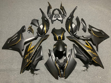 2019-2022 BMW S1000RR Black Gold Carbon Fiber Fairing Kit