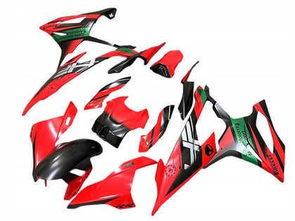 2019-2022 BMW S1000RR Red Black Green Fairing Kit