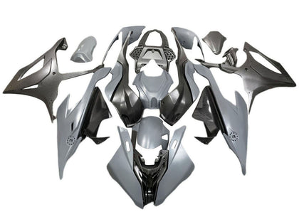 2019-2022 BMW S1000RR Gray Black Carbon Fiber Fairing Kit