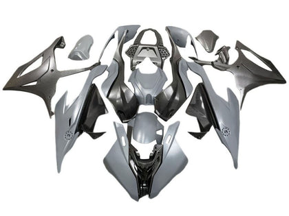 2019-2022 BMW S1000RR Gray Black Carbon Fiber Fairing Kit