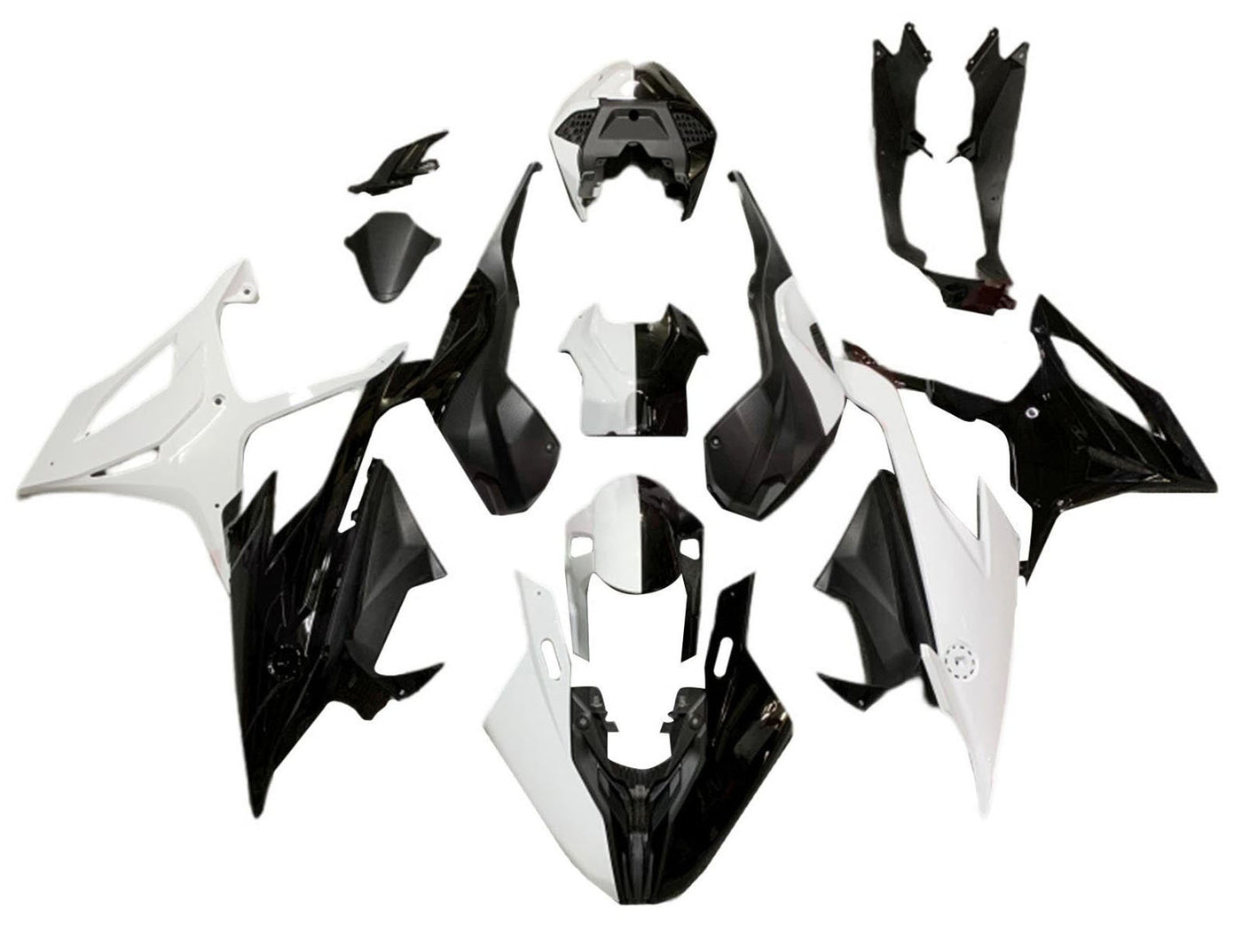 2019-2022 White Black BMW S1000RR Motorcycle Fairing， Purchase 2019-2022 White Black BMW S1000RR Motorcycle Fairing UK - UK