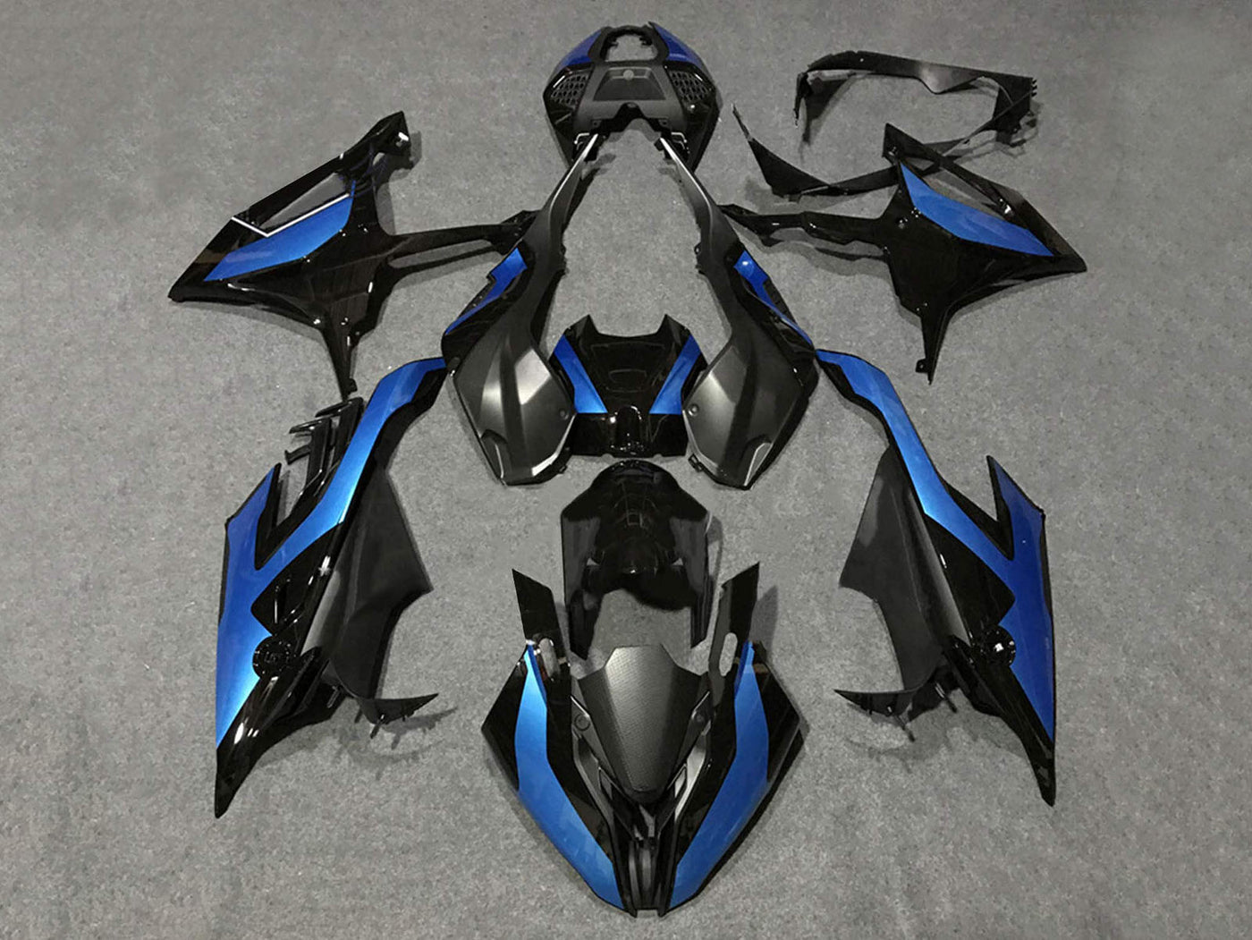 2019-2022 Black Blue BMW S1000RR Motorcycle Fairings， Purchase 2019-2022 Black Blue BMW S1000RR Motorcycle Fairings UK - UK