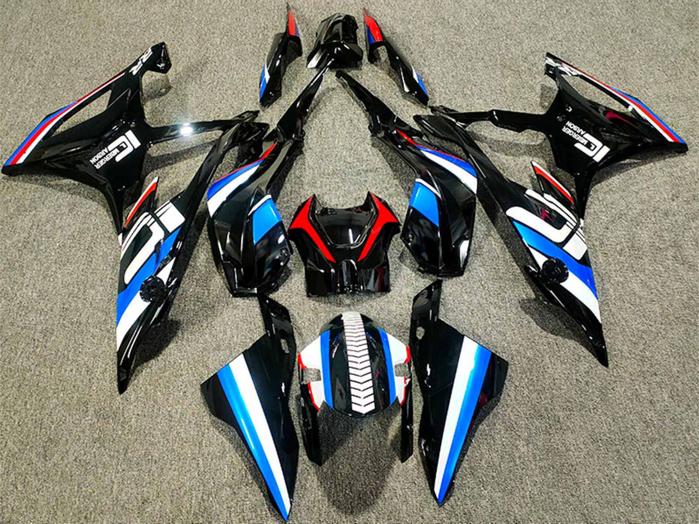 2019-2022 Black Blue White BMW S1000RR M1000RR Fairing Kit