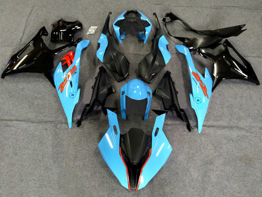 2019-2022 Black Light Blue BMW S1000RR M1000RR Fairing Kit