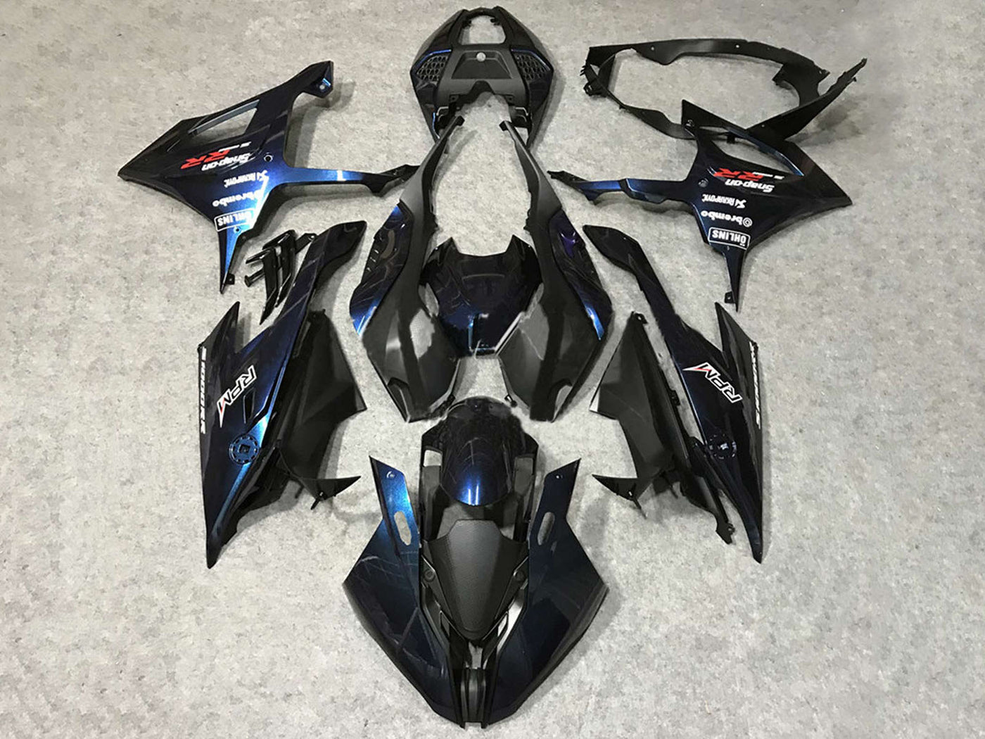 2019-2022 Black Dark Blue BMW S1000RR M1000RR Fairing Kit