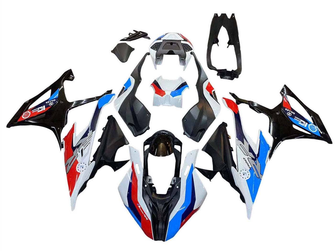 2019-2022 Black Red Blue White BMW S1000RR M1000RR Fairing Kit