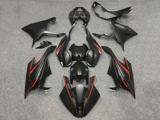 2019-2022 Matte Black Red BMW S1000RR M1000RR Fairing Kit
