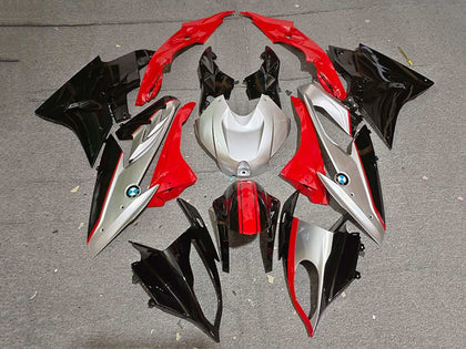 2019-2022 BMW S1000RR / M1000RR Black Silver Red Fairing Kit