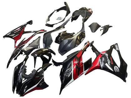 2019-2022 BMW S1000RR / M1000RR Black Dark Red Fairing Kit