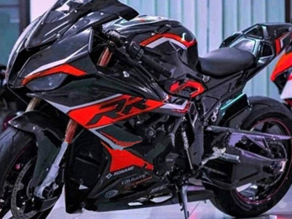 2019-2022 BMW S1000RR / M1000RR Black Dark Red Fairing Kit