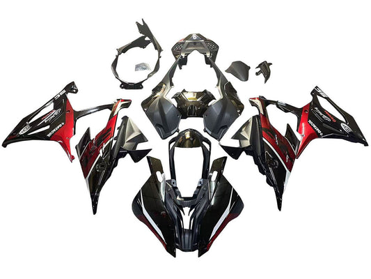 2019-2022 Black Dark Red BMW S1000RR M1000RR Fairing Kit