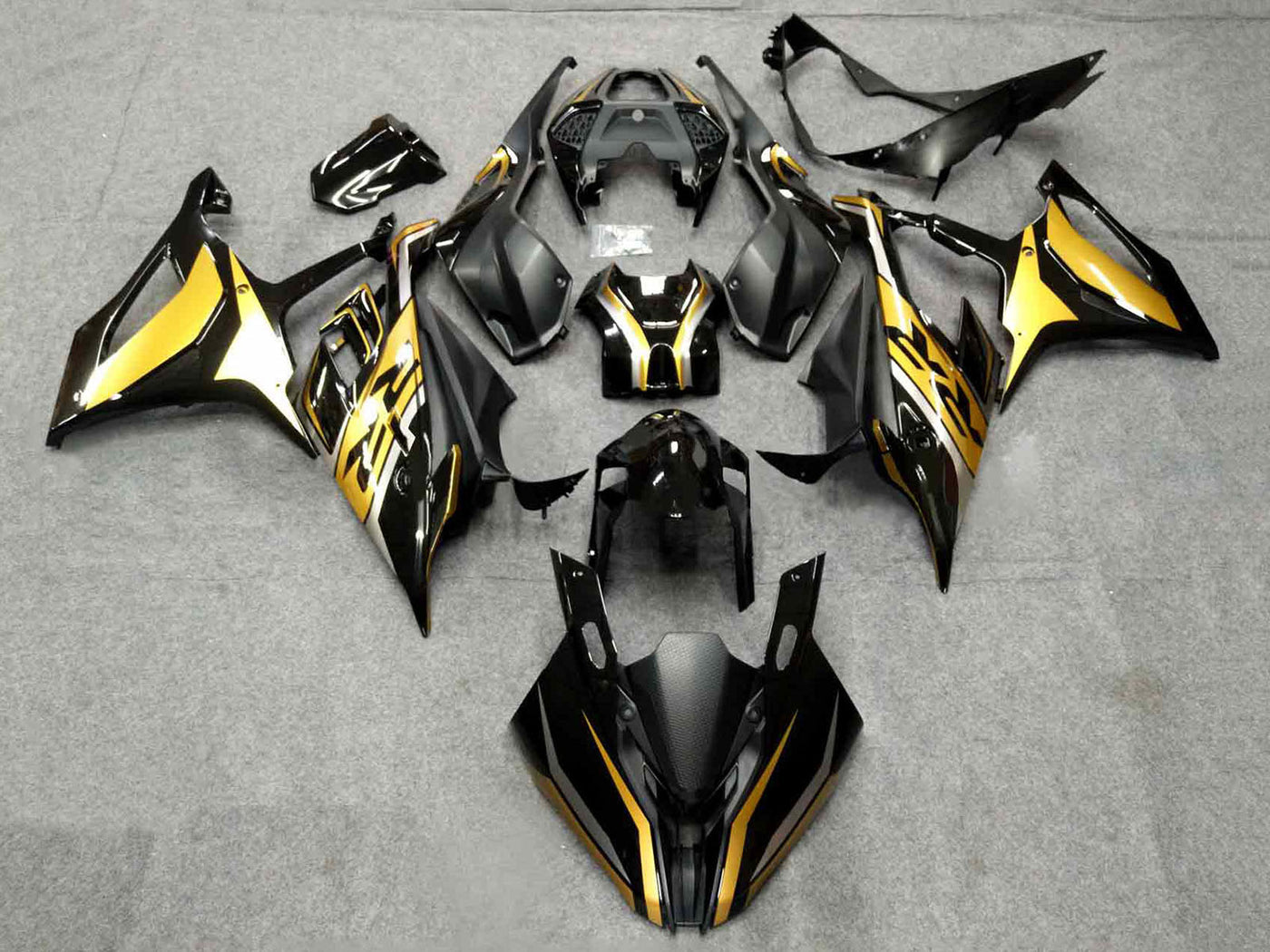 2019-2022 Black Gold BMW S1000RR Motorcycle Fairing， Purchase 2019-2022 Black Gold BMW S1000RR Motorcycle Fairing UK - UK