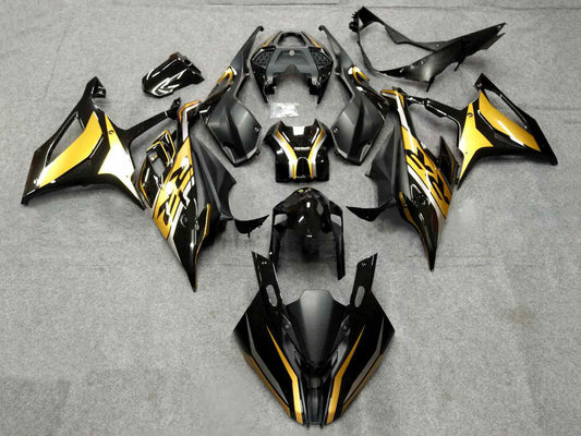 2019-2022 Black Gold BMW S1000RR Motorcycle Fairing， Purchase 2019-2022 Black Gold BMW S1000RR Motorcycle Fairing UK - UK