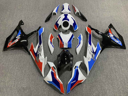 2019-2022 BMW S1000RR / M1000RR White Blue Red Fairing Kit