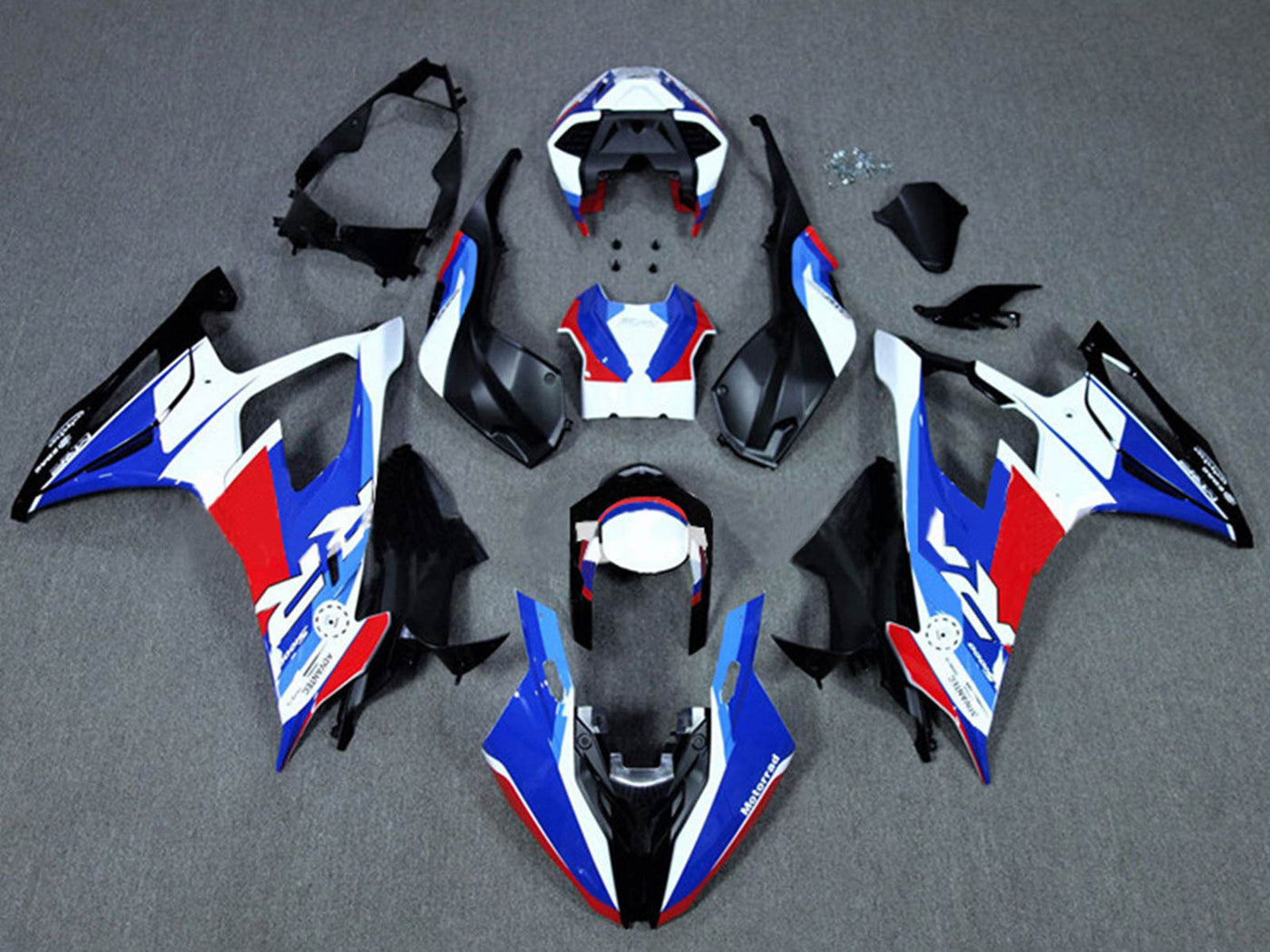 2019-2022 White Black Blue Red BMW S1000RR M1000RR Fairing Kit