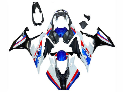 2019-2022 BMW S1000RR / M1000RR White Blue Red Fairing Kit