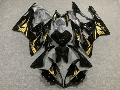 2017-2018 BMW S1000RR Black Gold Fairing Kit