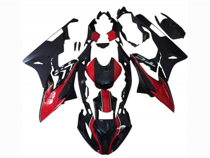 2017-2018 BMW S1000RR Black Red Fairing Kit