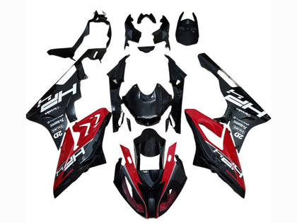 2017-2018 BMW S1000RR Black Red Ohlins Fairing Kit