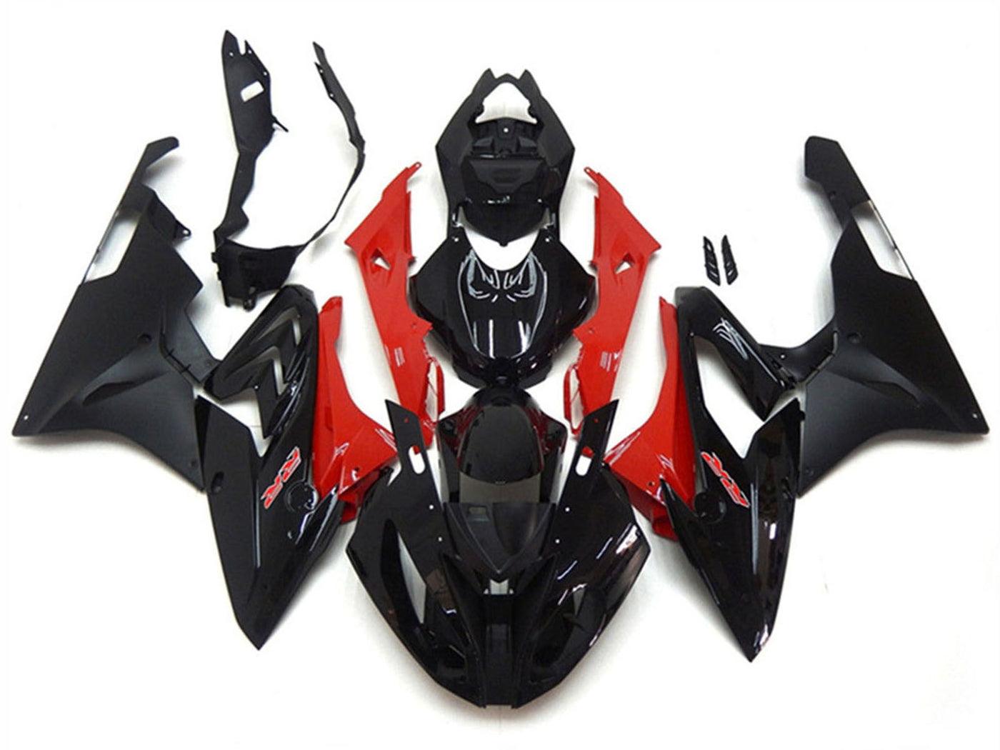 2017-2018 Black Red BMW S1000RR ABS Fairing Kit
