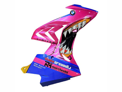 2017-2018 BMW S1000RR Blue Deep Pink Shark Fairing Kit