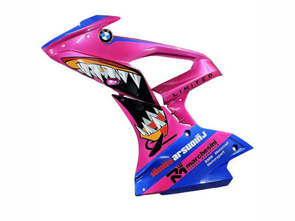 2017-2018 BMW S1000RR Blue Deep Pink Shark Fairing Kit