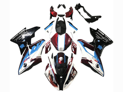 2017-2018 BMW S1000RR Blue Red White 39 Fairing Kit