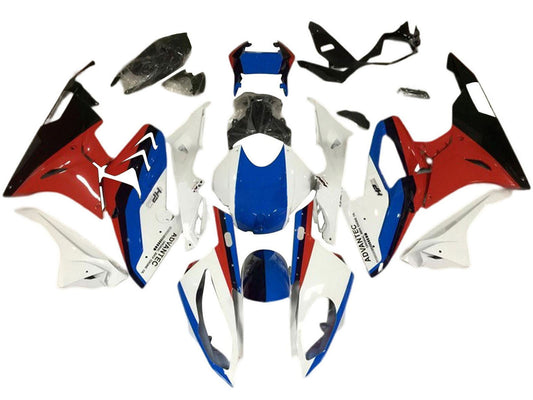 2017-2018 White Blue Red BMW S1000RR Fairing Kit