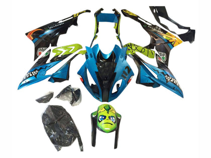 2017-2018 BMW S1000RR Blue Yellow Monster Fairing Kit