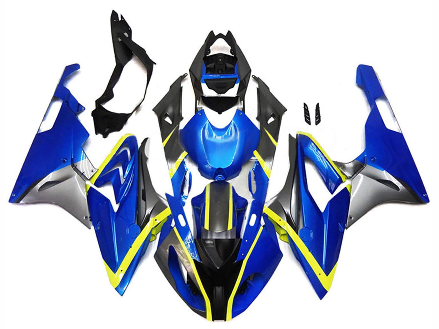 2017-2018 Blue Yellow Grey BMW S1000RR Fairing Kit