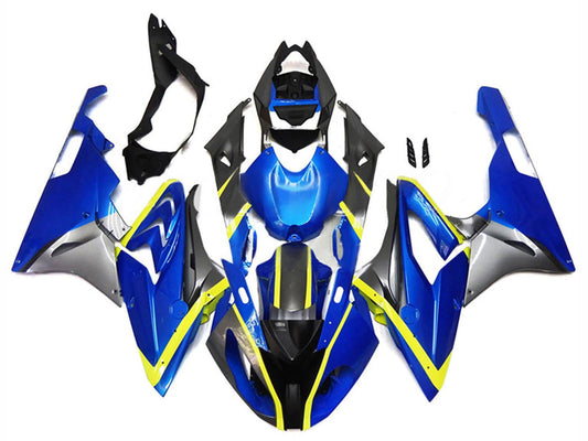 2017-2018 Blue Yellow Grey BMW S1000RR Fairing Kit