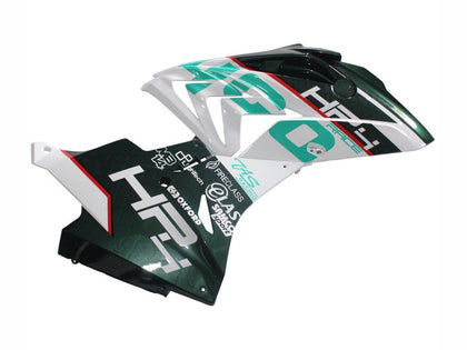 2017-2018 BMW S1000RR Dark Green White Fairing Kit