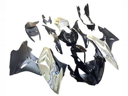 2017-2018 BMW S1000RR Silver Black Fairing Kit