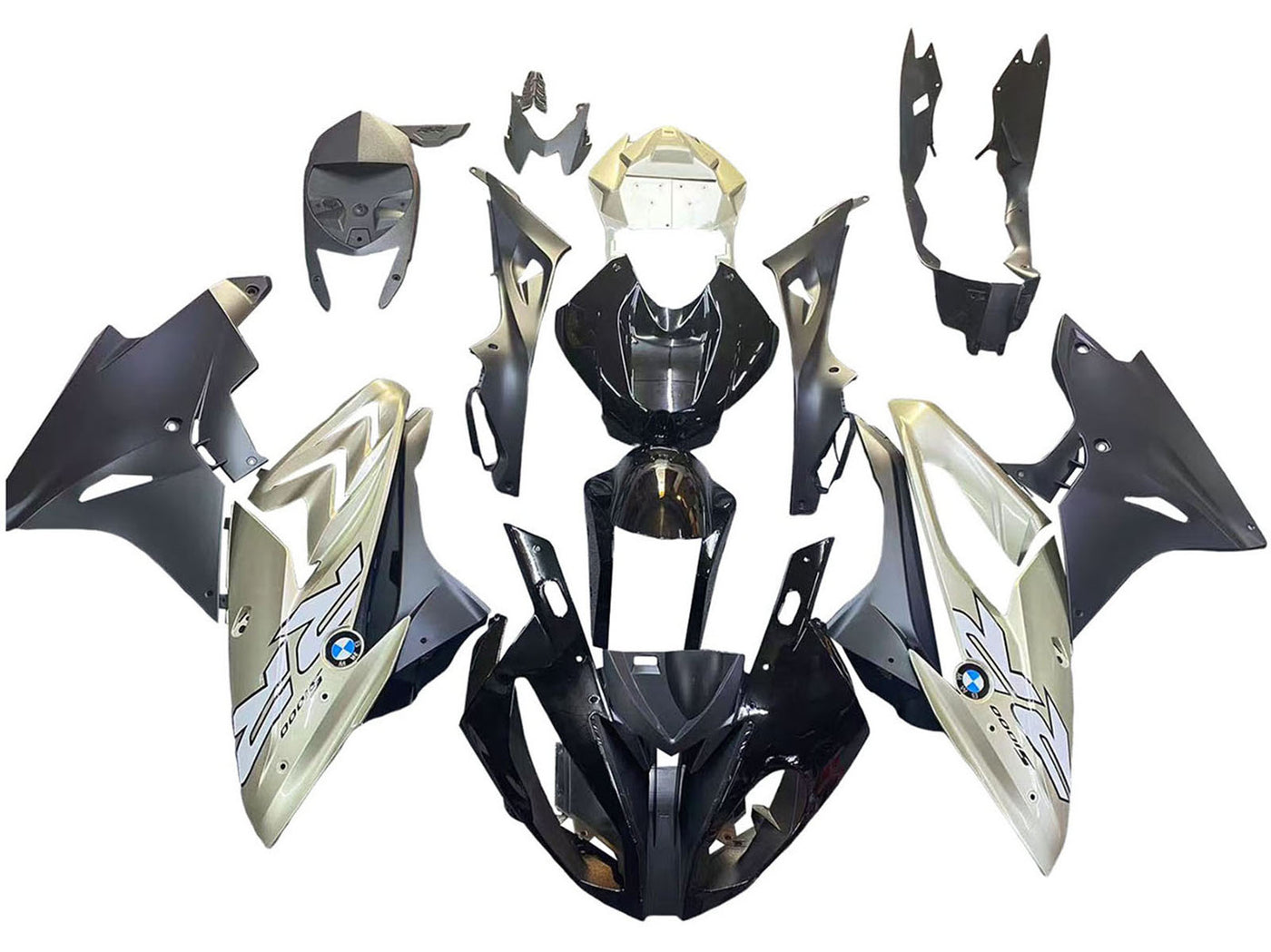 2017-2018 Silver Black BMW S1000RR Motorcycle Fairings， Purchase 2017-2018 Silver Black BMW S1000RR Motorcycle Fairings UK - UK