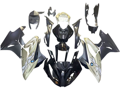 2017-2018 BMW S1000RR Silver Black Fairing Kit