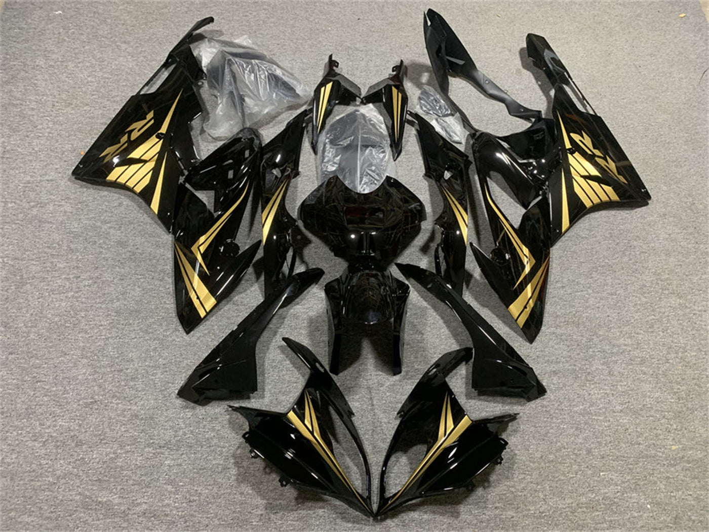 2015-2016 Black Gold BMW S1000RR Fairing Kit