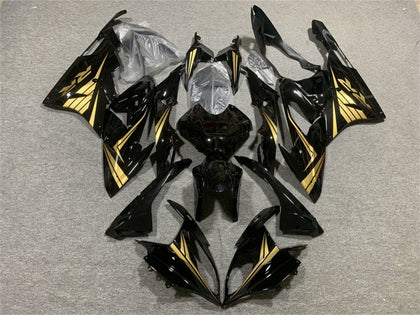 2015-2016 BMW S1000RR Black Gold Fairing Kit