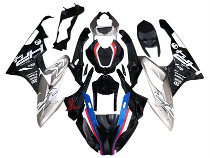 2015-2016 BMW S1000RR Black Silver Blue Fairing Kit