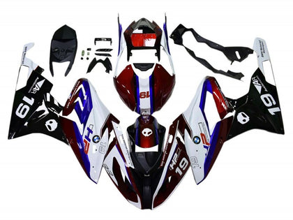 2015-2016 BMW S1000RR Blue Red Black 19 Fairing Kit