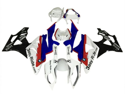 2015-2016 BMW S1000RR White Blue Red Fairing Kit