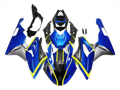 2015-2016 BMW S1000RR Blue Gray Yellow Fairing Kit