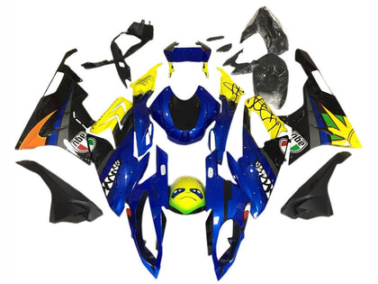2015-2016 BMW S1000RR Blue Yellow Black Shark Fairing Kit