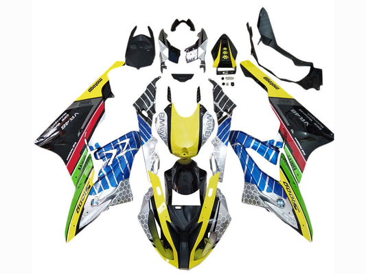2015-2016 Blue Yellow Black Vr 46 BMW S1000RR Fairing Kit
