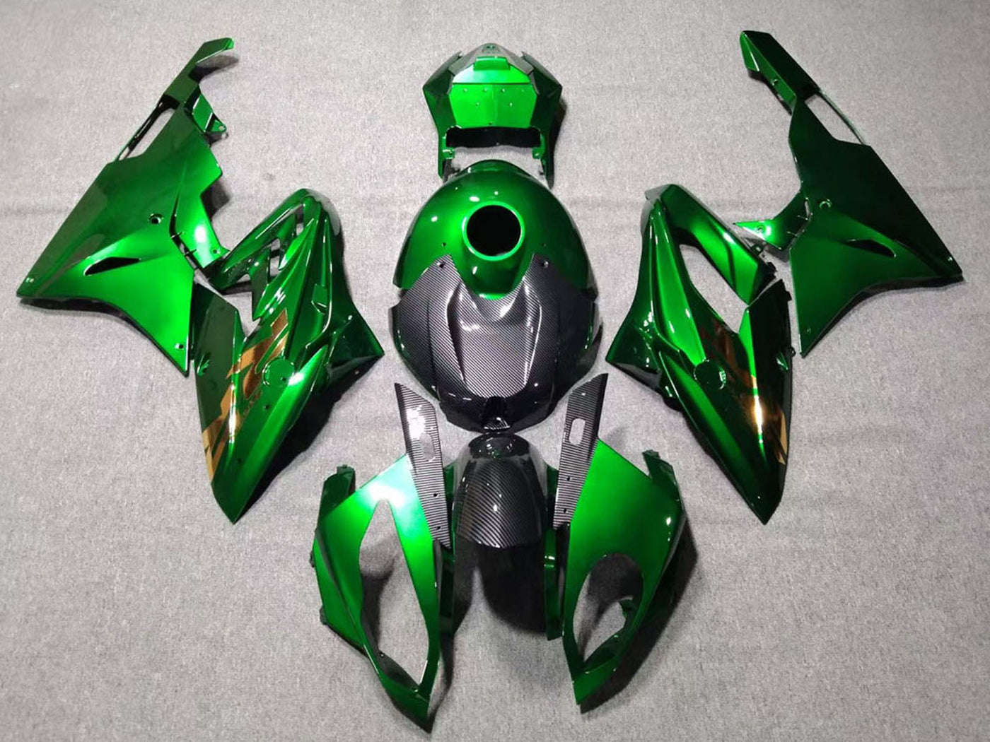 2015-2016 Dark Green Carbon Fiber BMW S1000RR Fairing Kit