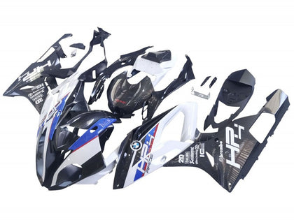 2015-2016 BMW S1000RR Black White Carbon Fiber Fairing Kit